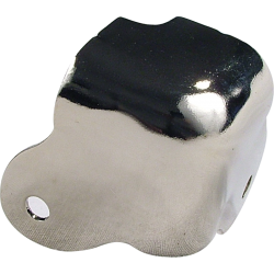 Fender Style 2 Leg Amp Chrome Corner with Lip - The Speaker Factory