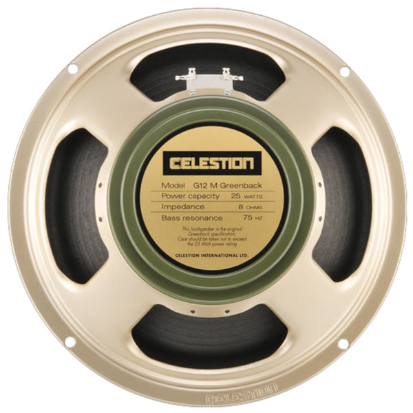 Celestion G12M Greenback 12" 25 Watt - The Speaker Factory