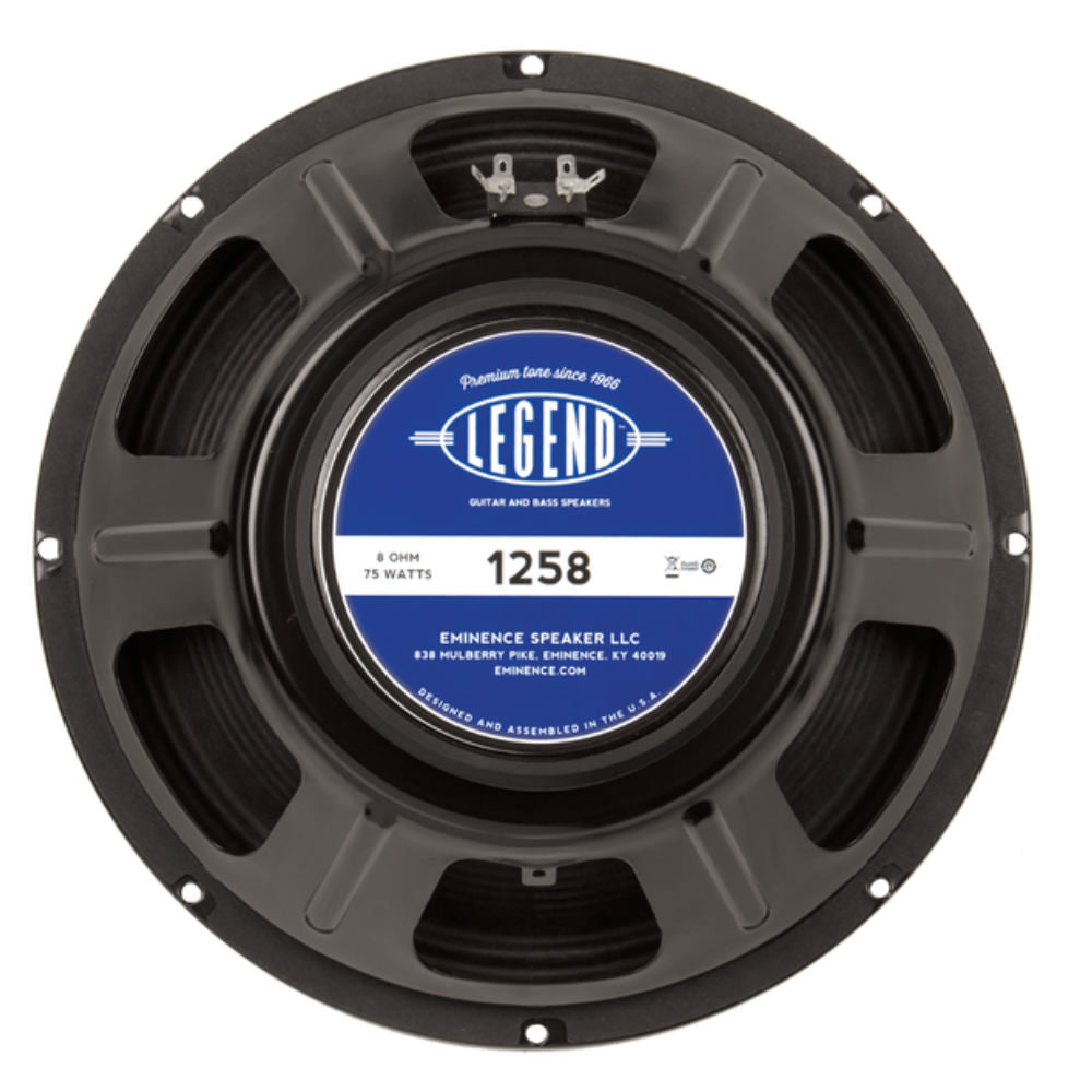 Eminence Legend Series 1258 12" 75 Watt 8ohms - The Speaker Factory