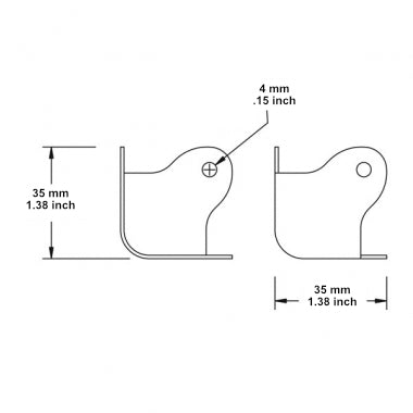 Fender Style Black Corners 2 leg - The Speaker Factory