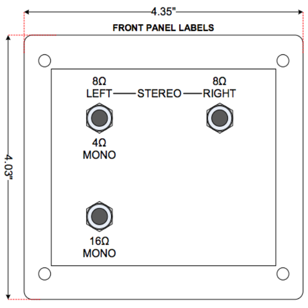 Plug and Play Jack Plate - The Speaker Factory