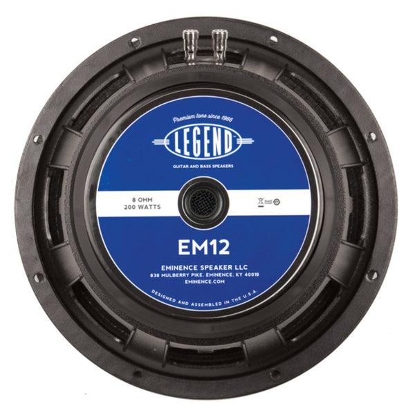 Eminence Legend EM12 12" Guitar Speaker 200 Watts 8 Ohms - The Speaker Factory