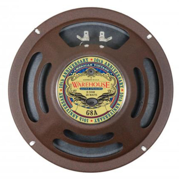 WGS G8A 8" Alnico 20 watt  American Vintage Guitar Speaker - The Speaker Factory